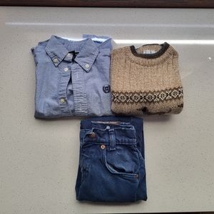 Boys 3T jeans and shirts